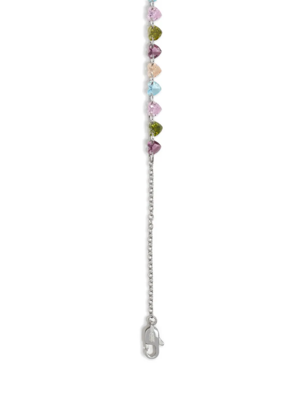 Bimba Y Lola Crystal-heart Necklace In Multi