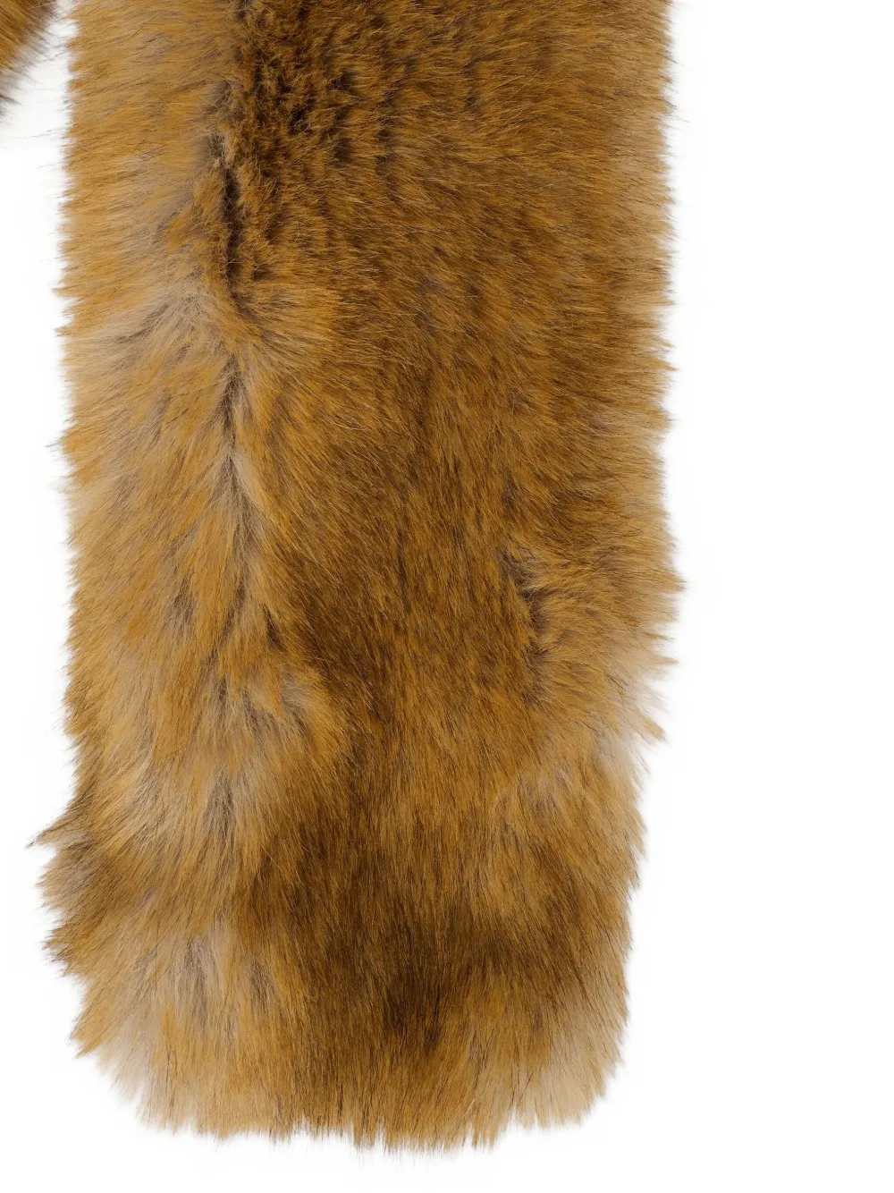 Douuod Kids faux-fur long scarf - Bruin