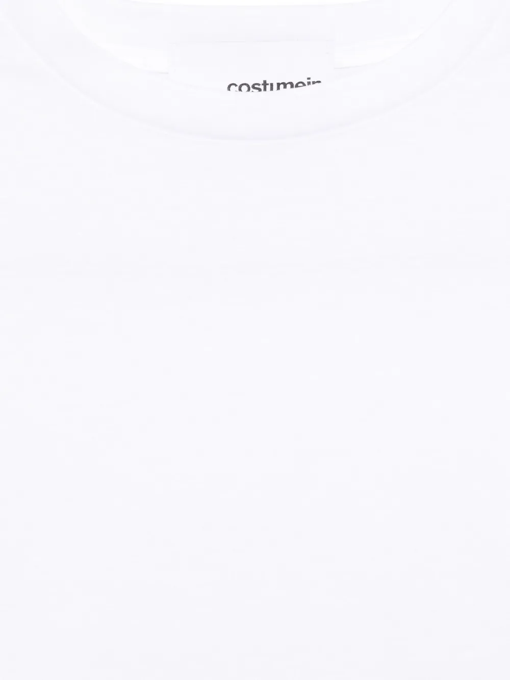 Costumein T-shirt met ronde hals Wit