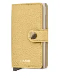Secrid leather mini wallet - Yellow