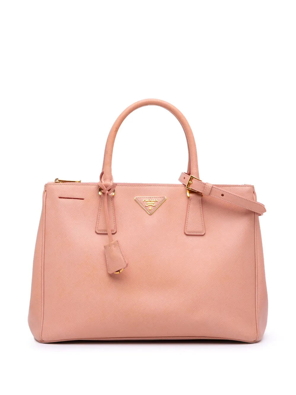 2010-2025 Medium Saffiano Lux Galleria Double Zip Tote satchel