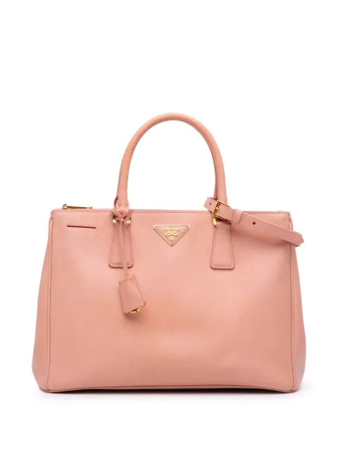Prada Pre-Owned 2010-2025 Medium Saffiano Lux Galleria Double Zip Tote satchel