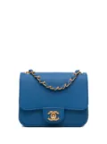 CHANEL Pre-Owned 2017-2018 Mini Classic Caviar Pure Flap shoulder bag - Blue