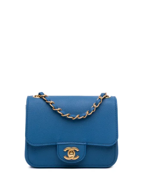 CHANEL Pre-Owned 2017-2018 Mini Classic Caviar Pure Flap shoulder bag
