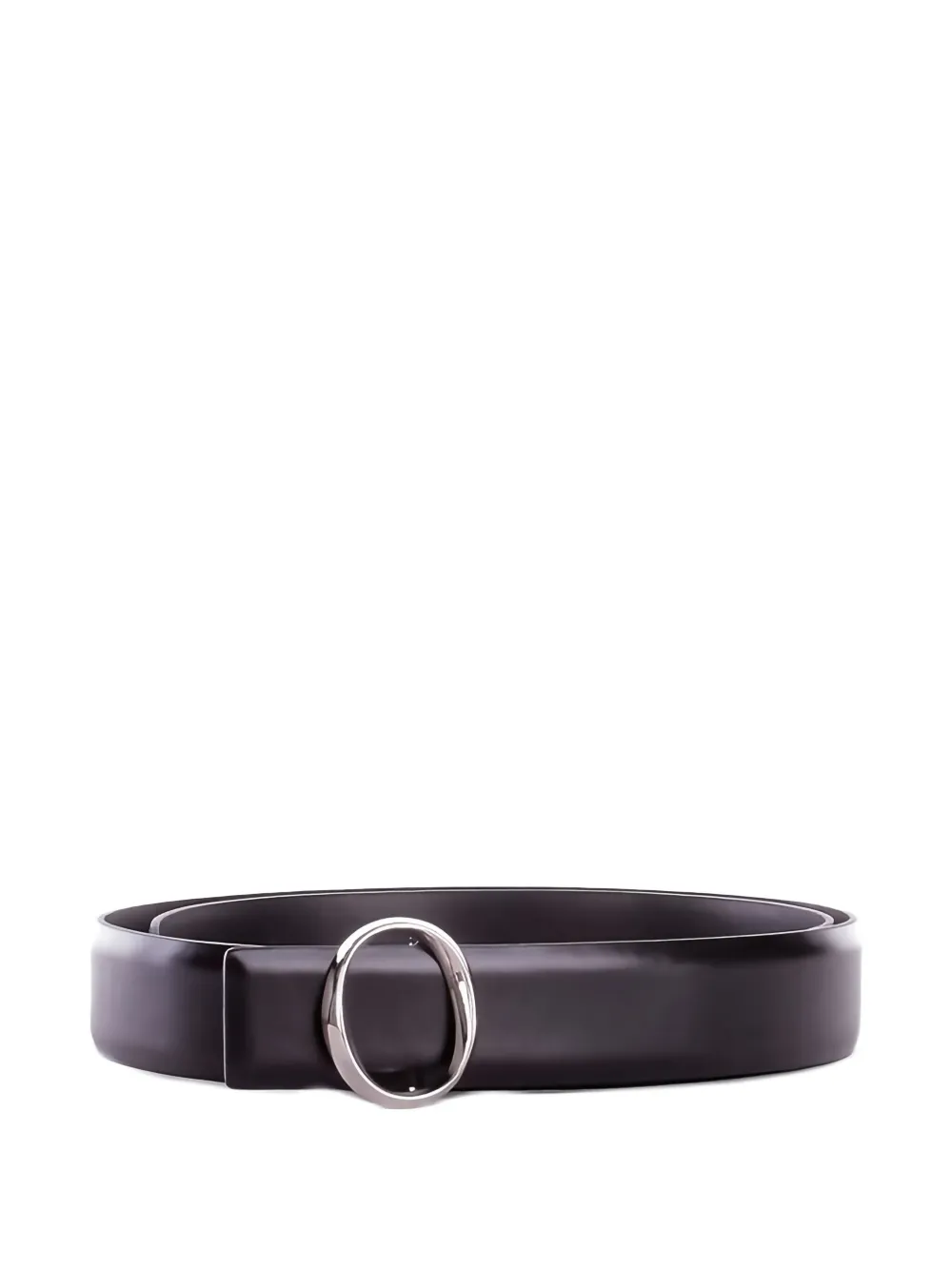 Orciani buckle-fastening leather belt | Black | Image 1