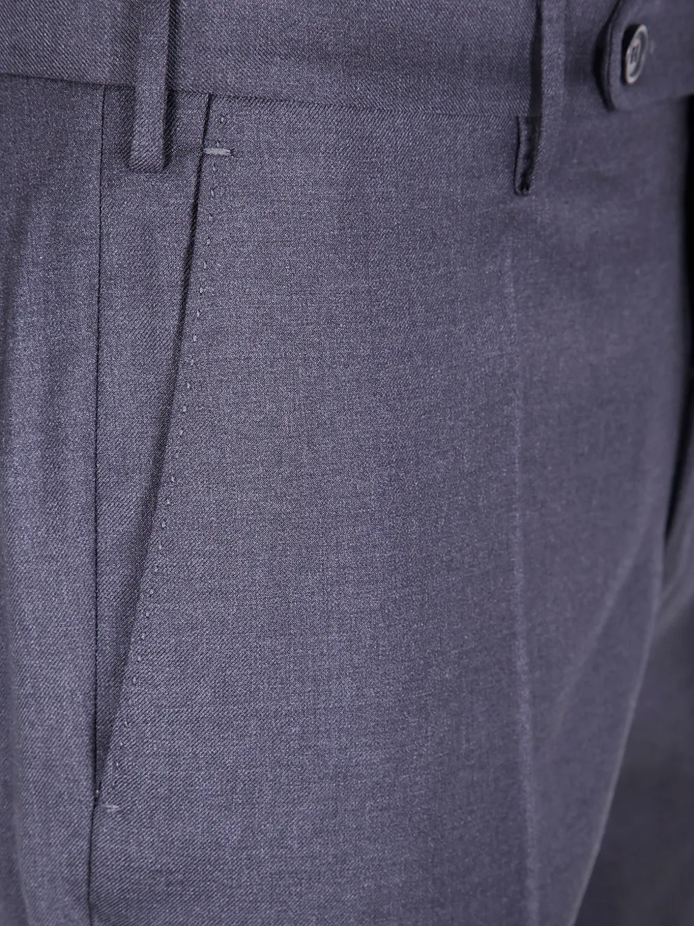 Incotex Wollen broek Grijs