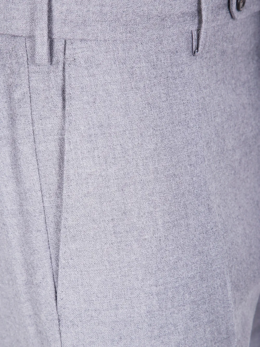 Incotex Katoenen broek met platte voorkant Grijs