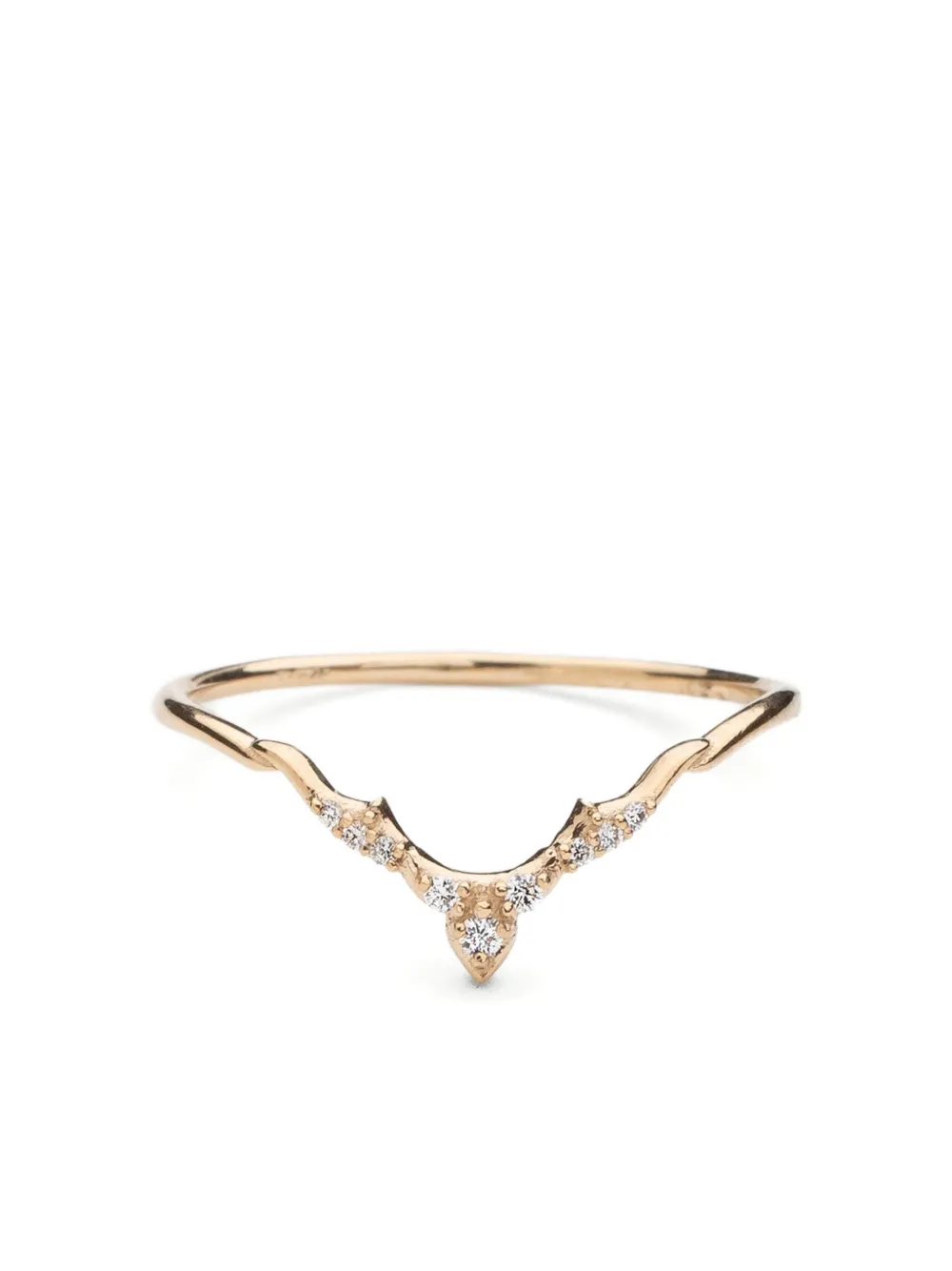 14K yellow gold Altair diamond ring