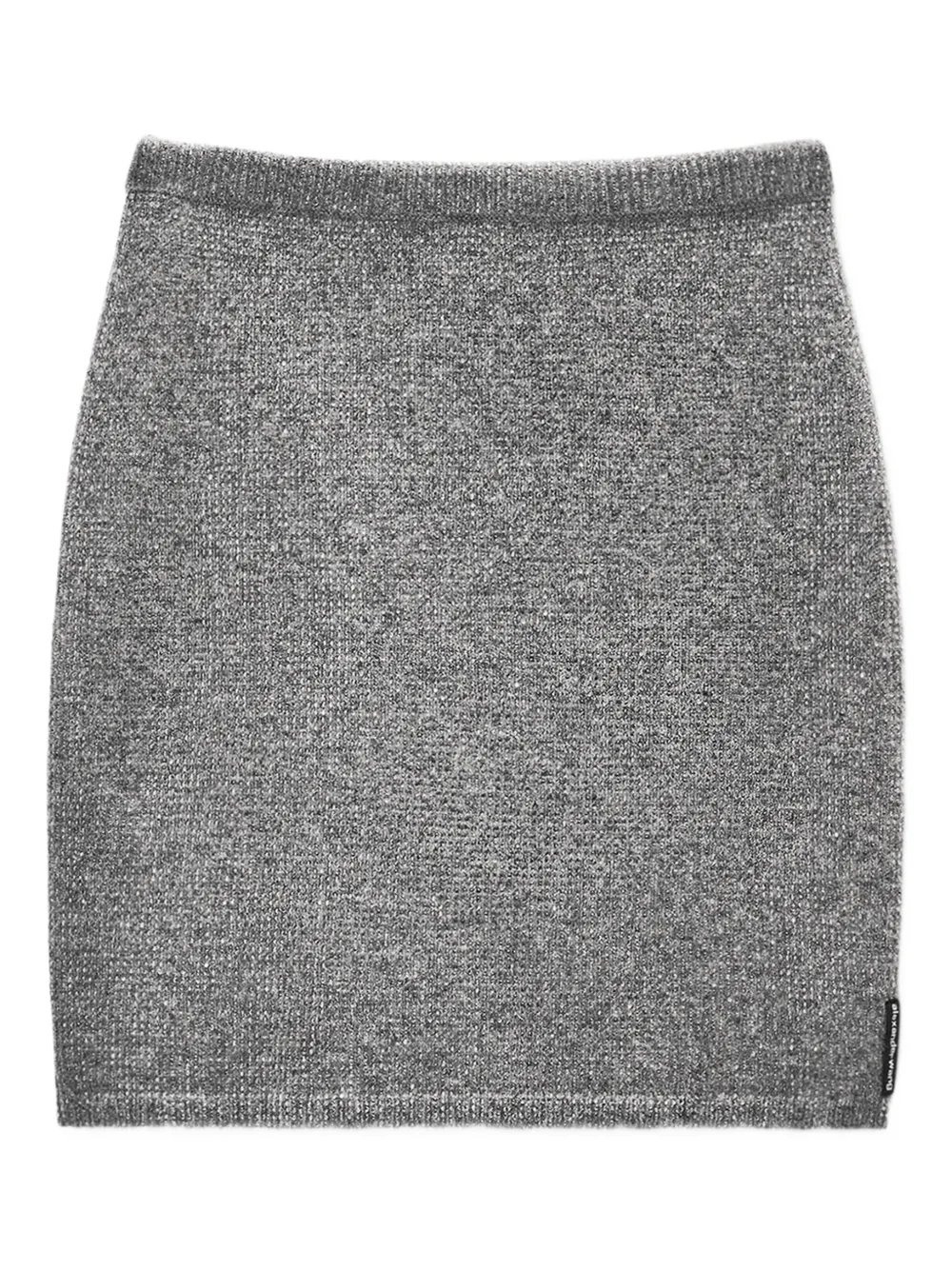 Alexander Wang falda corta de canalé | gris | Image 1