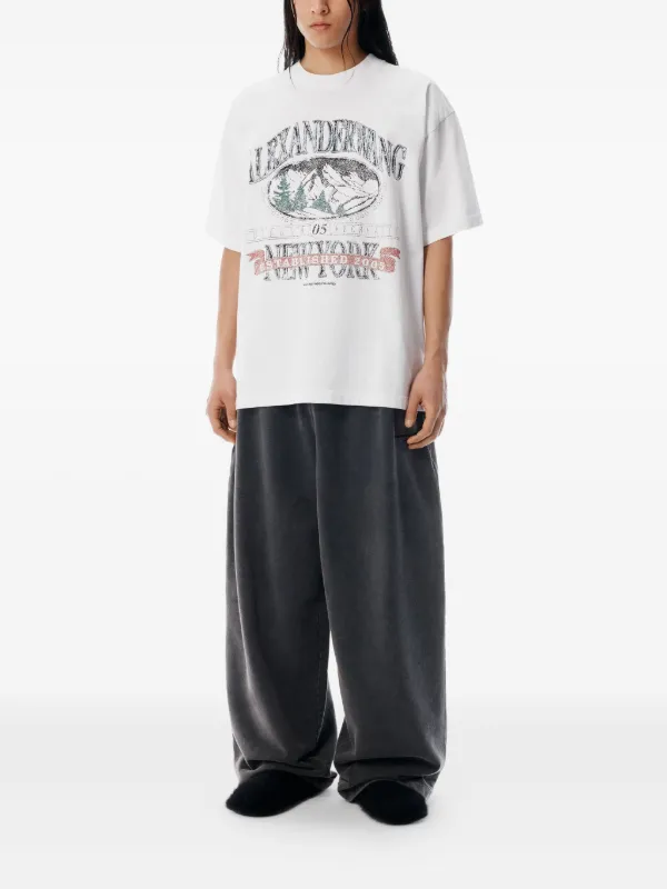 Alexander Wang グラフィック Tシャツ | ホワイト | FARFETCH JP