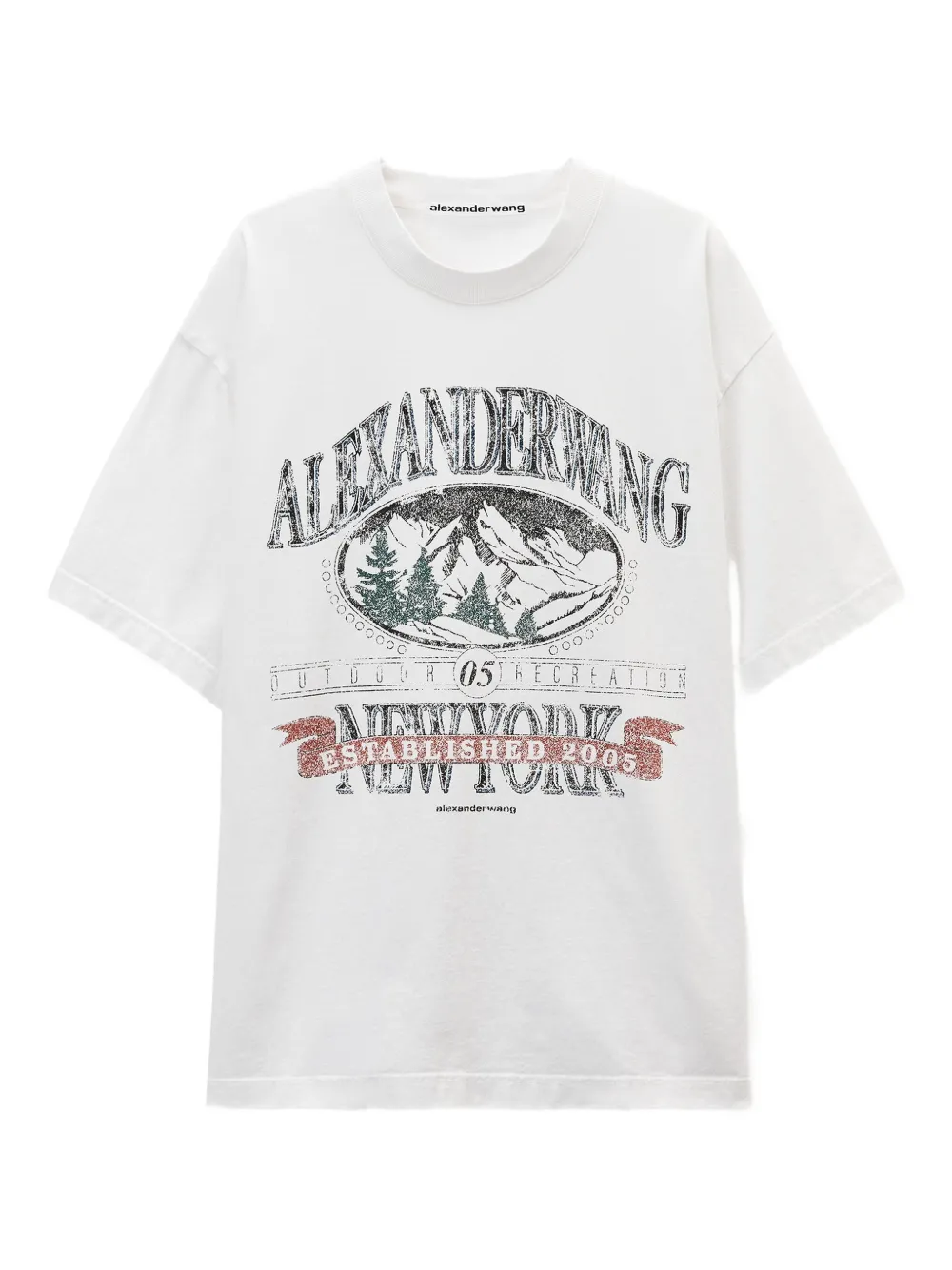 Alexander Wang graphic-print T-shirt | White | Image 1