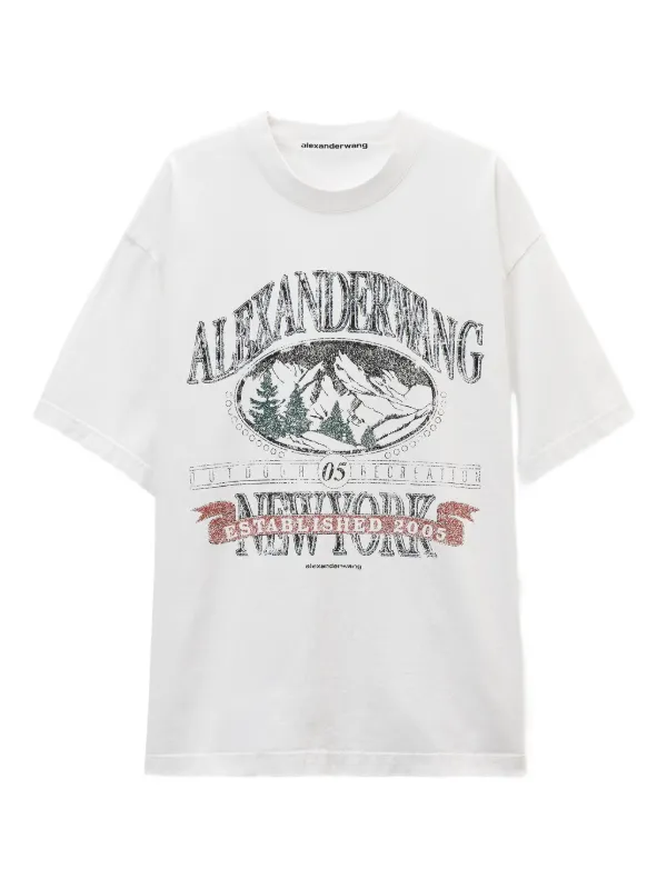 Alexander Wang グラフィック Tシャツ | ホワイト | FARFETCH JP