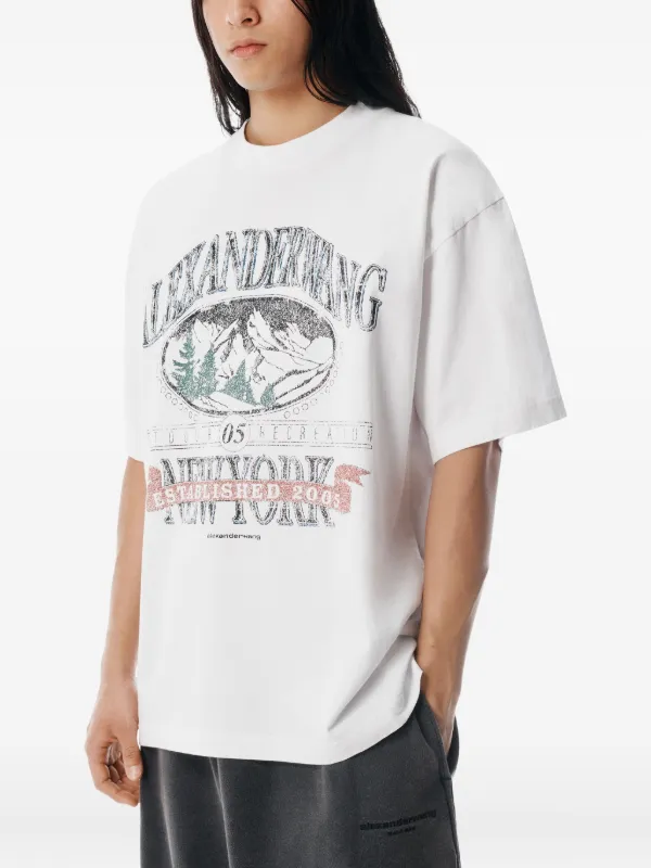 Alexander Wang グラフィック Tシャツ | ホワイト | FARFETCH JP