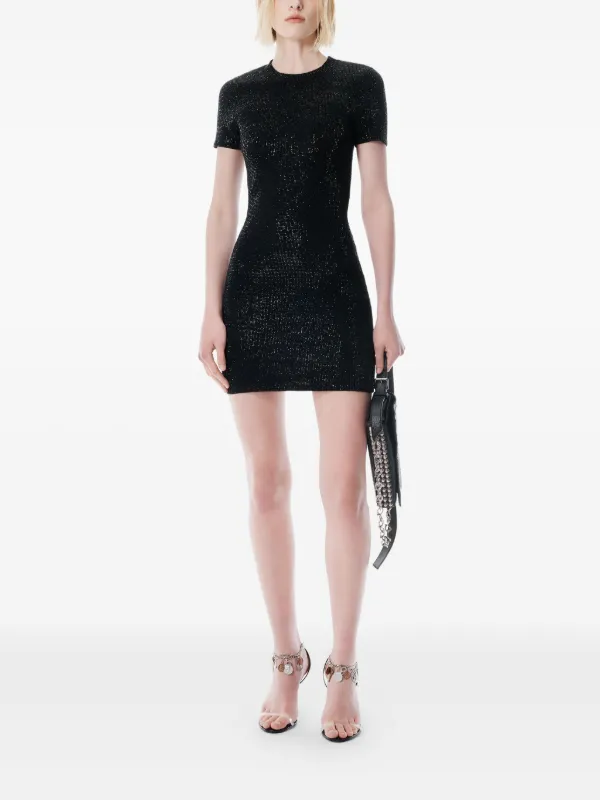 black crew neck mini dress Alexander Wang crew-neck | Color::#19-Blush Pink
