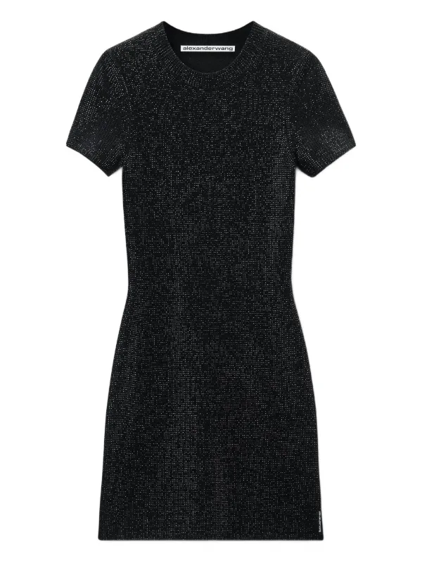 knee length dresses for ladies Draped Mini Dress Alexander Wang