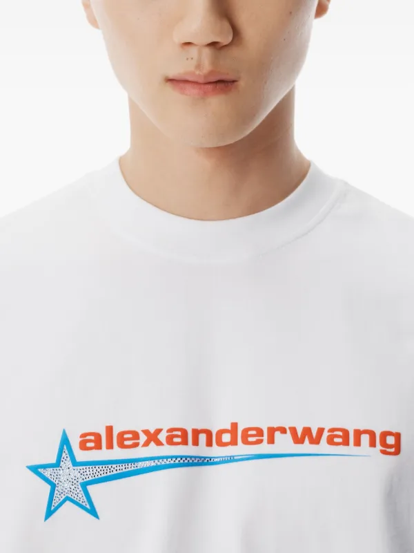 Alexander Wang graphic-print T-shirt | White | FARFETCH ZA