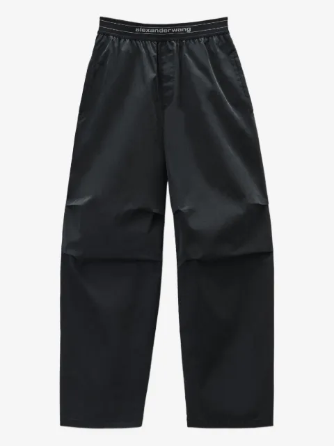 Alexander Wang logo-waistband trousers