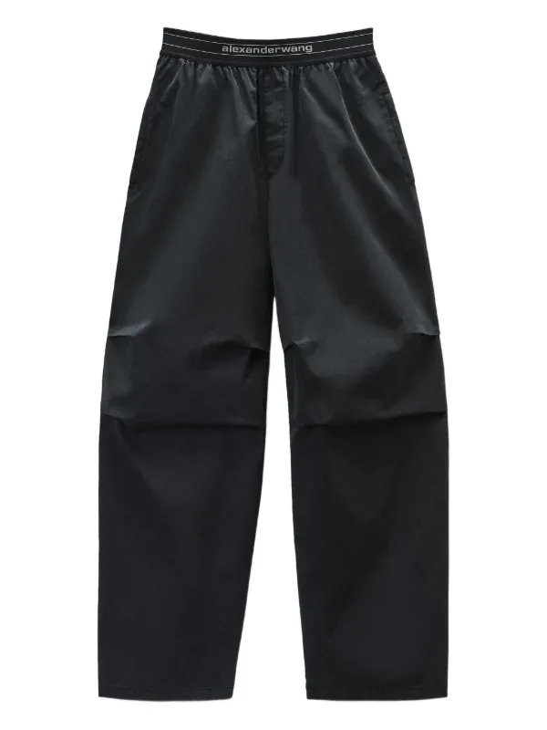 Alexander Wang ロゴウエスト パンツ | ブラック | FARFETCH JP