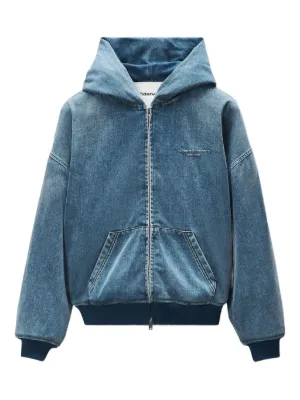 Alexander Wang プリント デニムジャケット | ブルー | FARFETCH JP