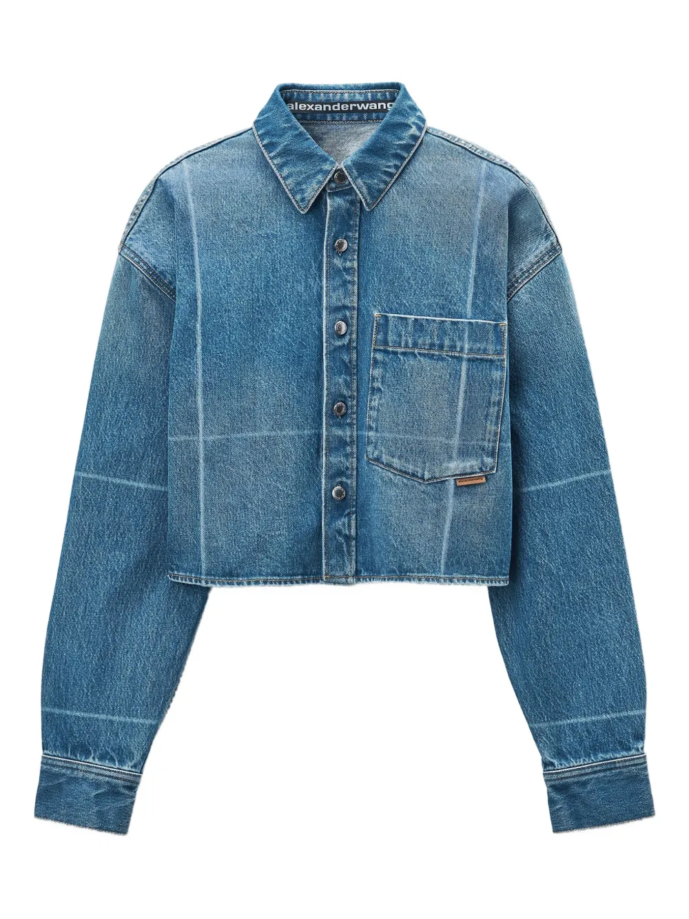 Alexander Wang faded-fold-line shirt | Blue | Image 1