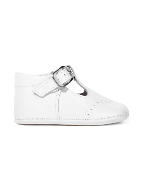 ANDANINES brogue-detailing buckled pre-walker shoes