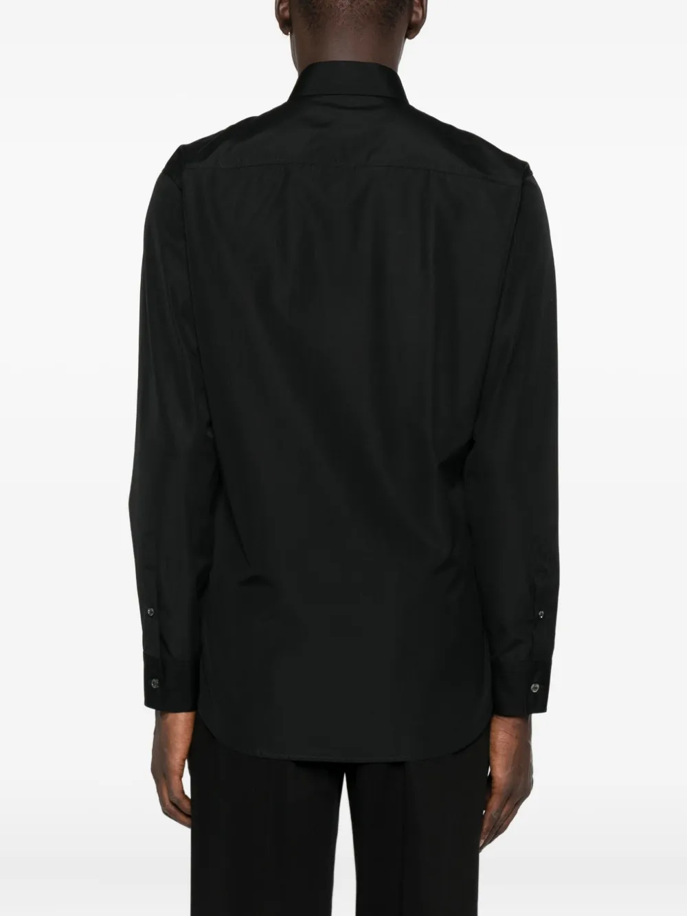 DSQUARED2 logo-detail cotton shirt Zwart
