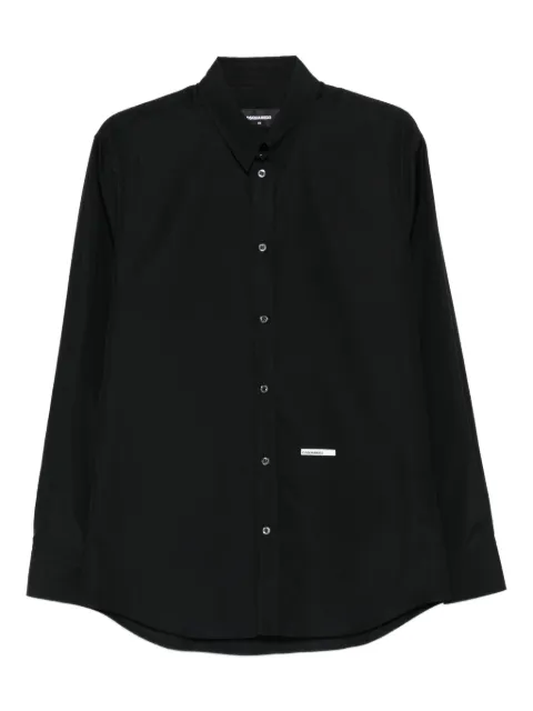 DSQUARED2 logo-detail cotton shirt