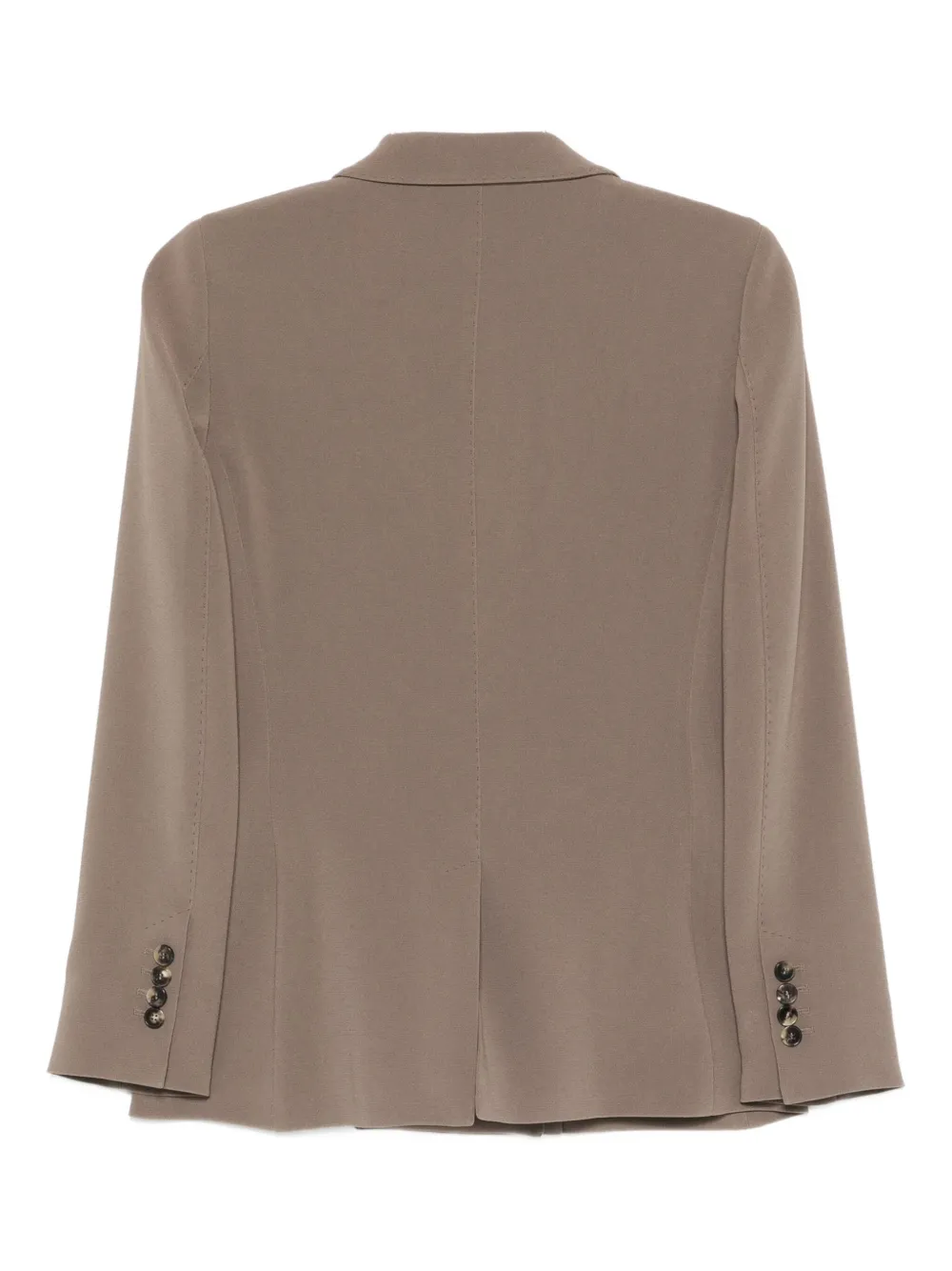 Alberto Biani Blazer met dubbele rij knopen en manchetten Bruin