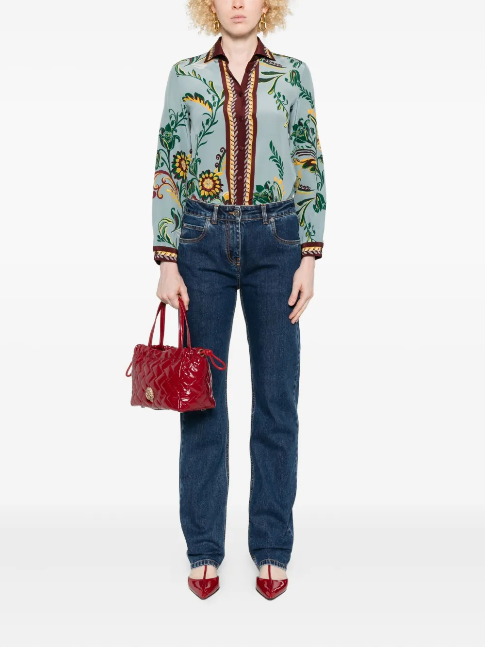 ETRO Straight jeans - Blauw