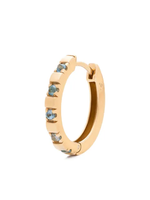 Ashaha 14K yellow gold Shiraz topaz earring