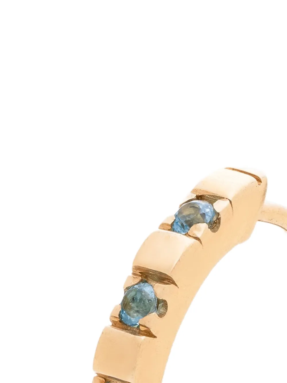 Ashaha 14K yellow gold Shiraz topaz earring | Image 2