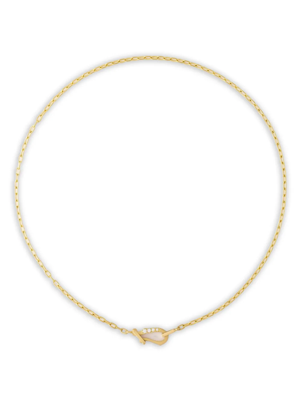 Jade Trau 18K yellow gold Lola diamond necklace | Gold | Image 1
