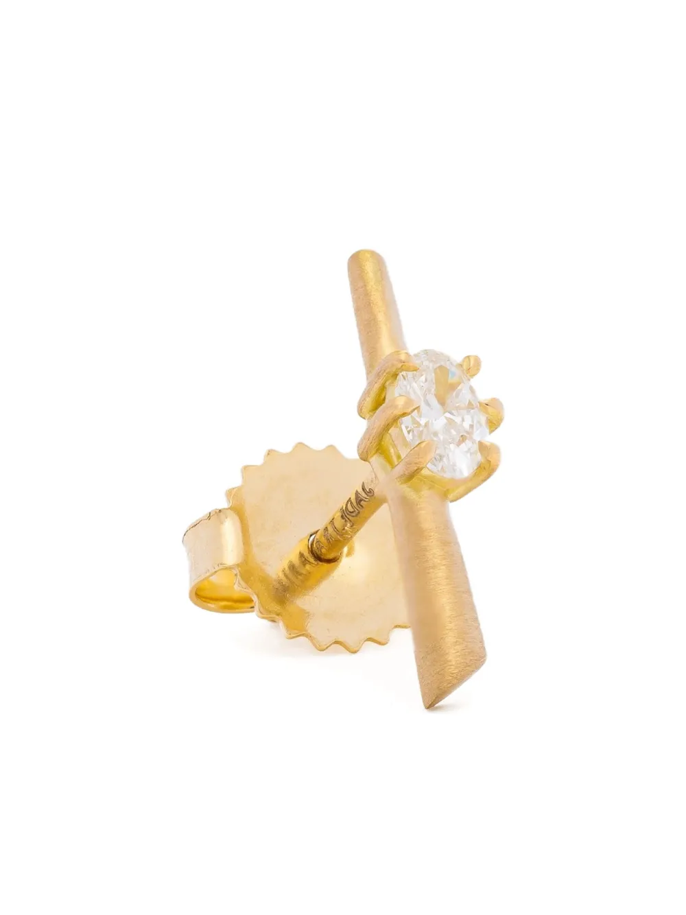 Jade Trau 18k Yellow Gold Rae Diamond Earring In Gold