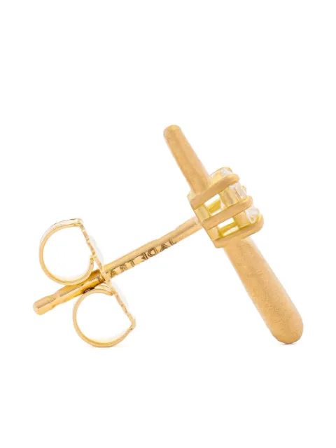 Jade Trau 18K yellow gold Rae diamond earring