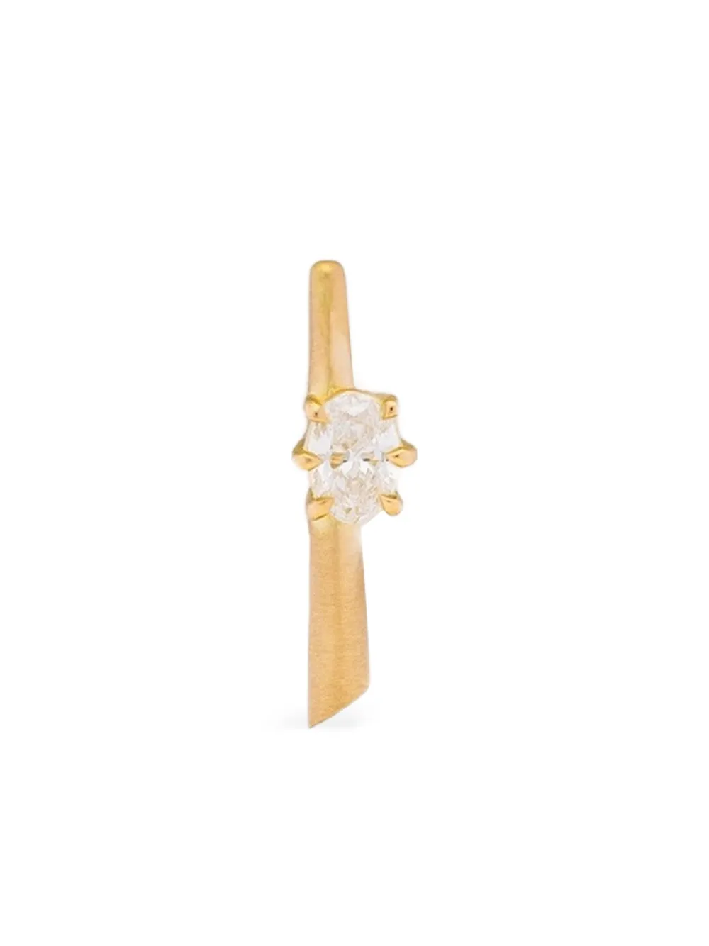 Jade Trau 18K yellow gold Rae diamond earring | Image 2