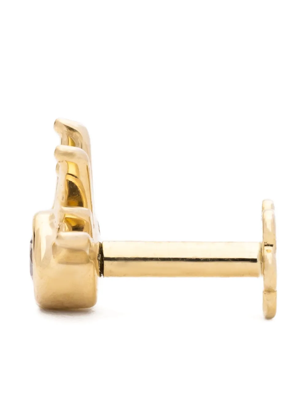The Wild Jwls 14K yellow gold Sun diamond earring | Image 2
