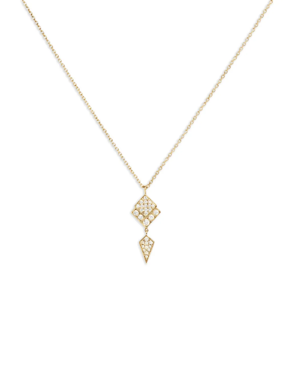 STATEMENT PARIS 18K yellow gold Stairway diamond necklace | Image 2