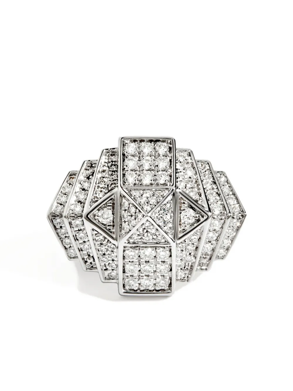STATEMENT PARIS 18K yellow gold Rockaway diamond ring | Silver | Image 1