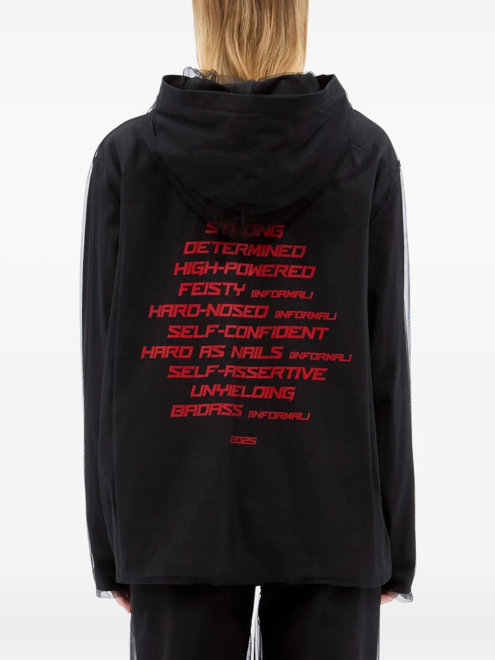 MSGM Hoodie met opgestikte zak Zwart