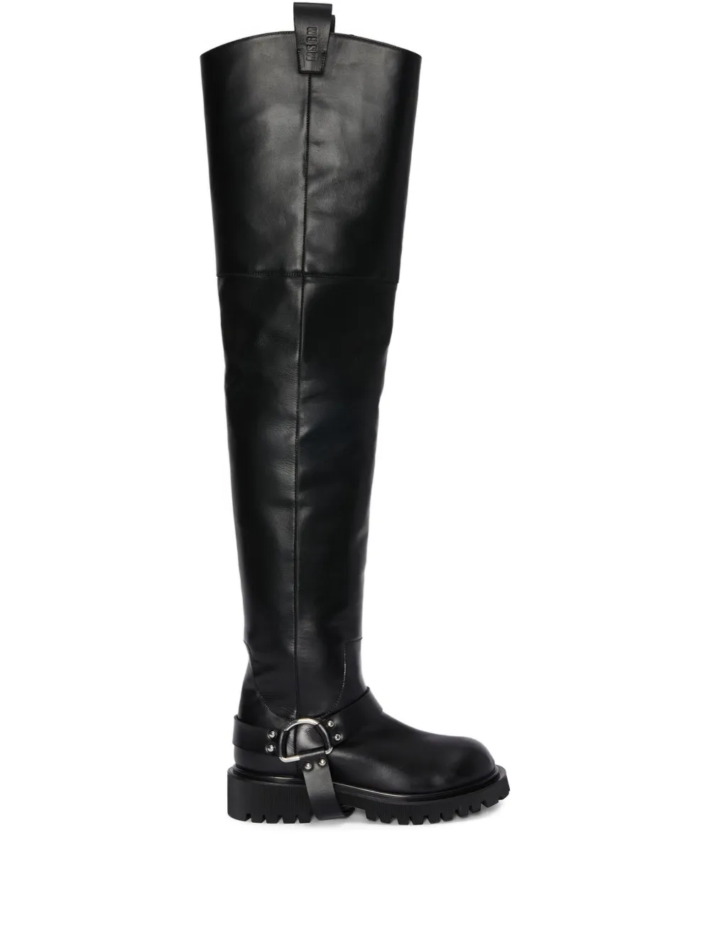 MSGM D-ring over-the-knee boot | Black | Image 1