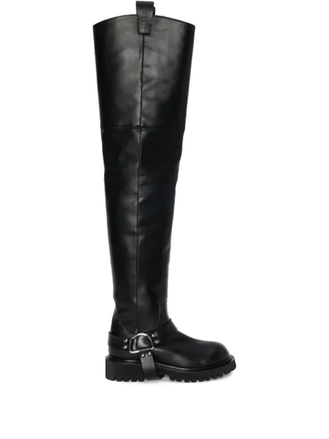 MSGM D-ring over-the-knee boot