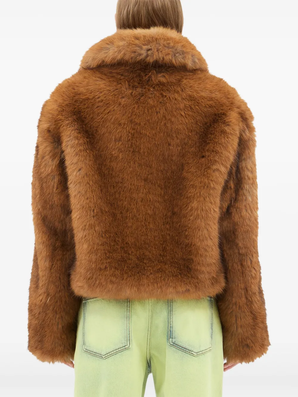 MSGM Jack met ritssluiting Bruin