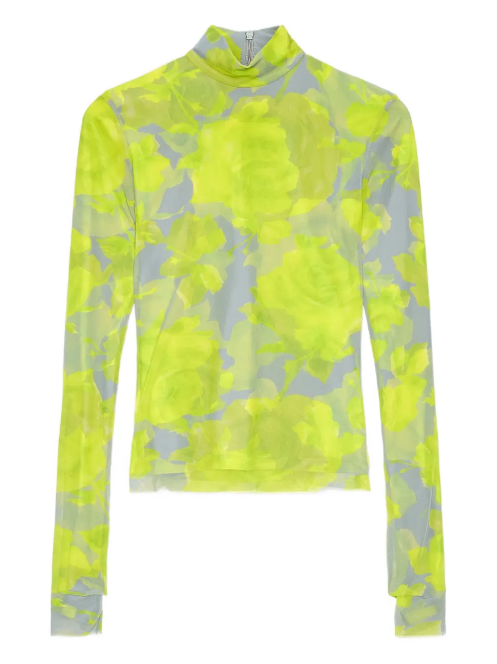 MSGM floral-print top | Yellow | Image 1