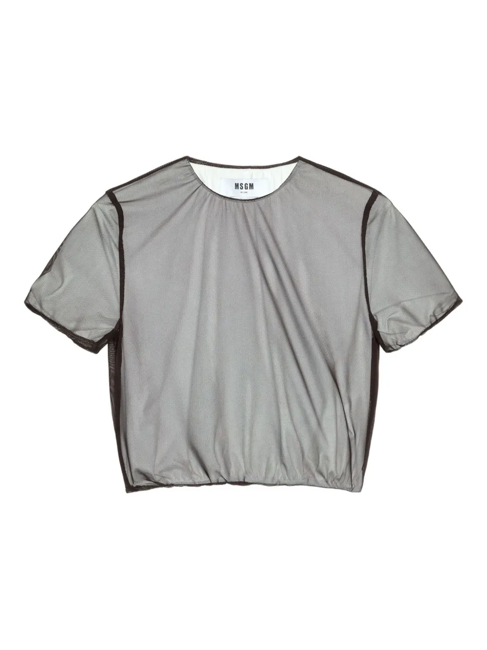 MSGM playera manga corta | negro | Image 1