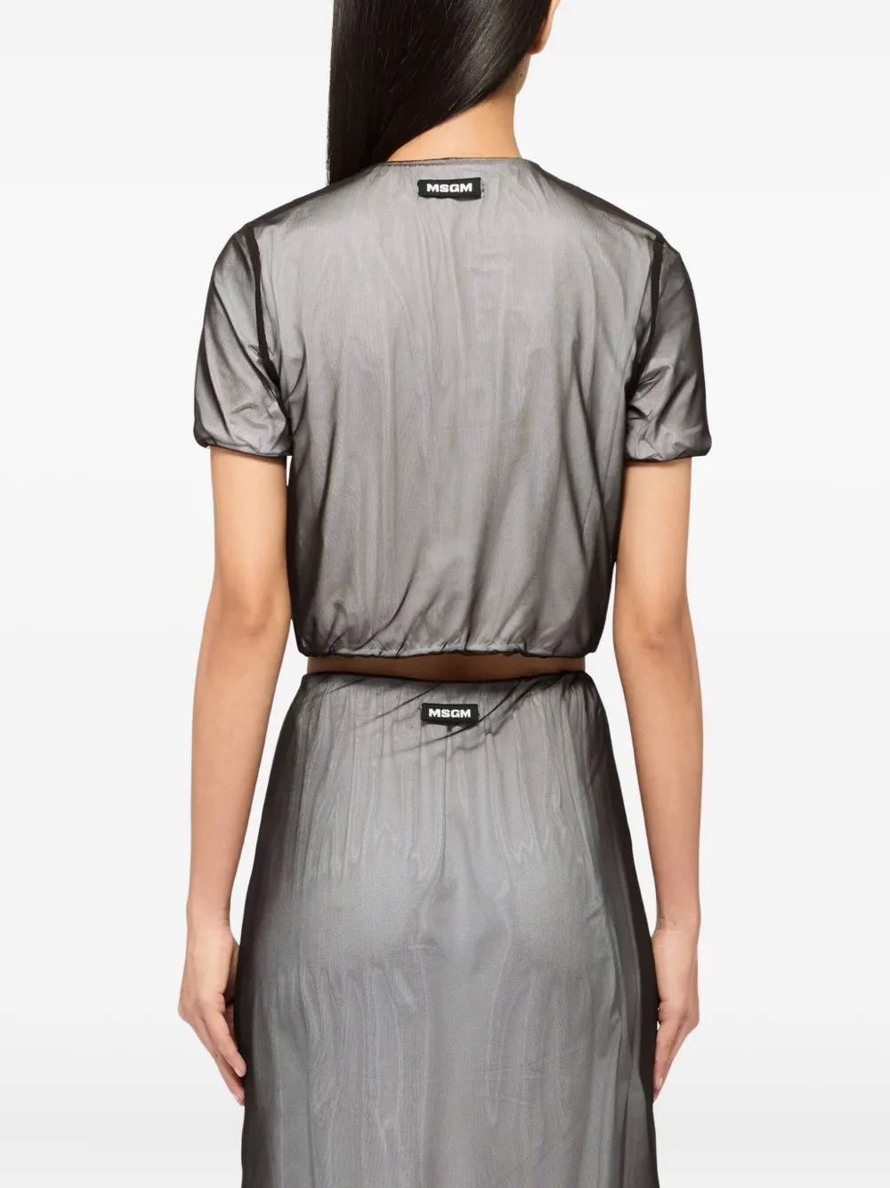 MSGM T-shirt met korte mouwen Zwart