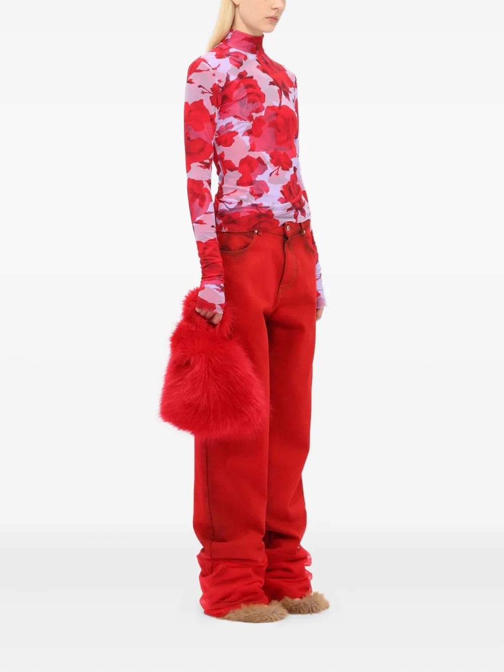MSGM floral-print top | T-Shirts & Jersey Shirts | Image 2
