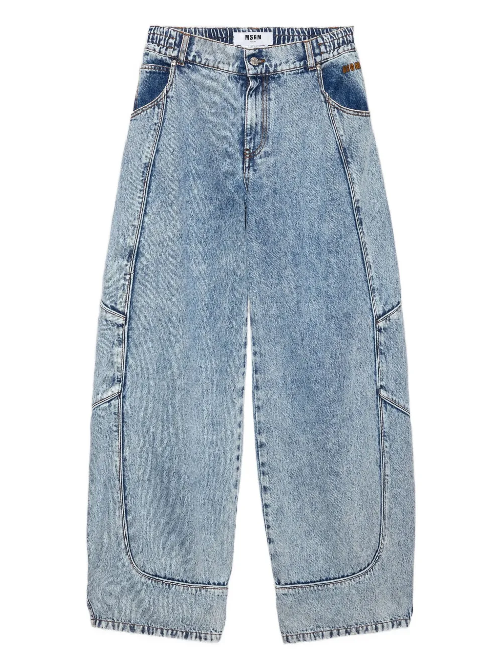 MSGM jeans con bolsillos y paneles | azul | Image 1