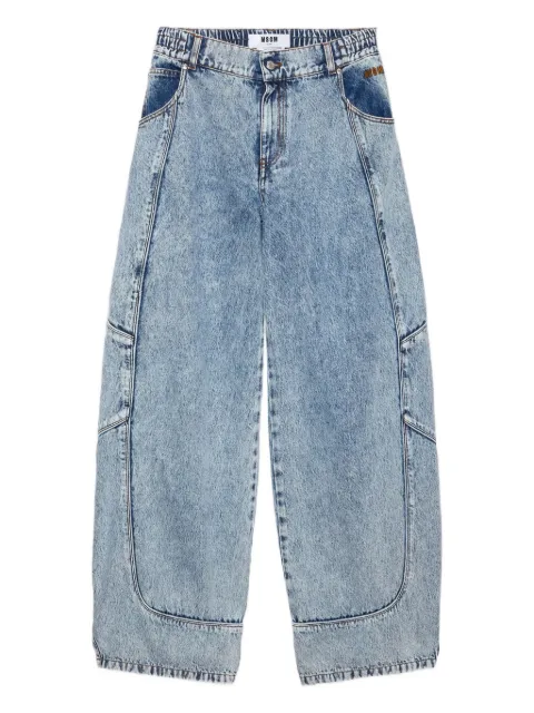 MSGM panelled pocket jeans