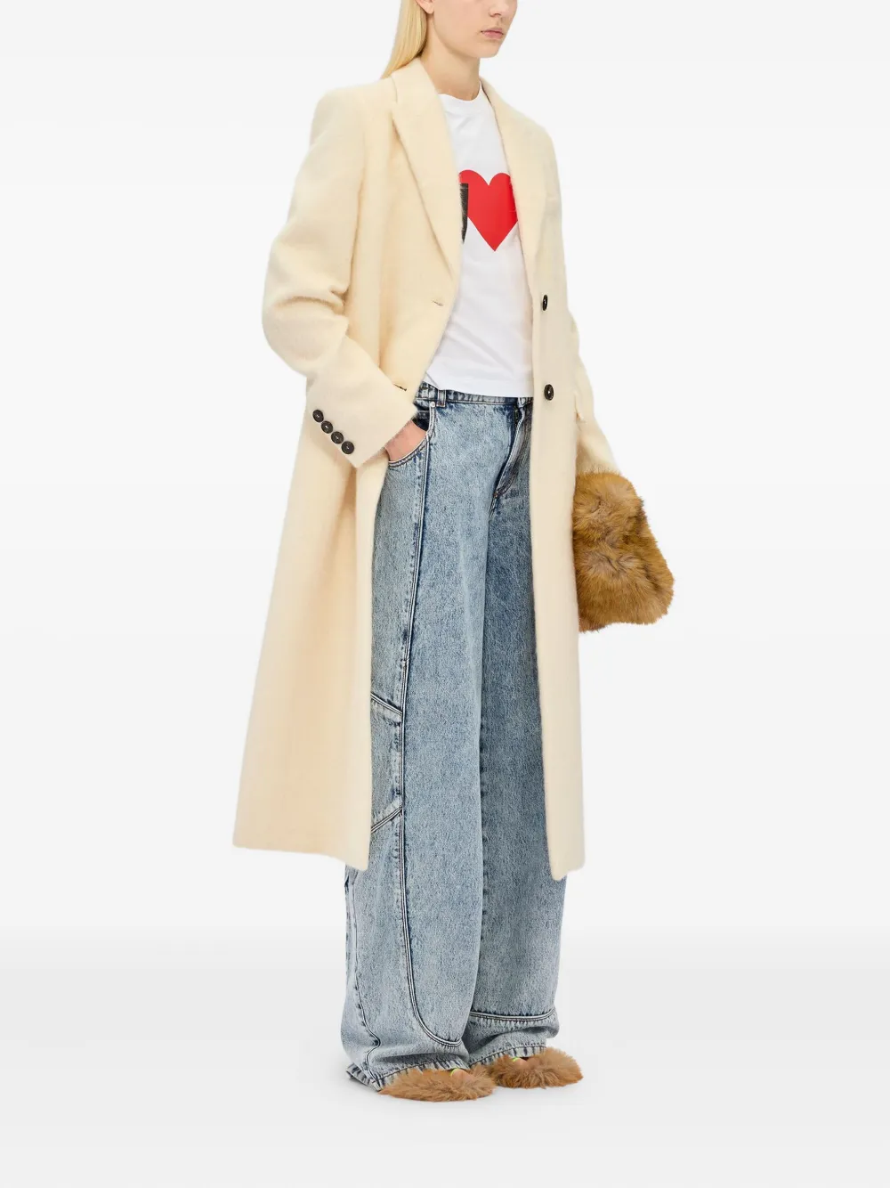 MSGM Jeans met vlakken Blauw