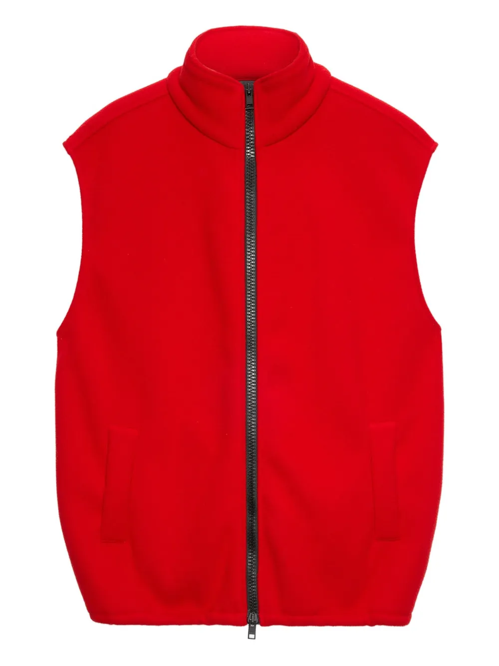 MSGM zip-fastenig gilet | Red | Image 1